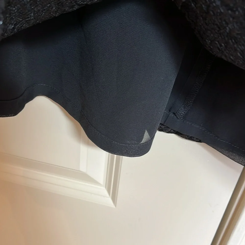 NWOT LOFT black skirt